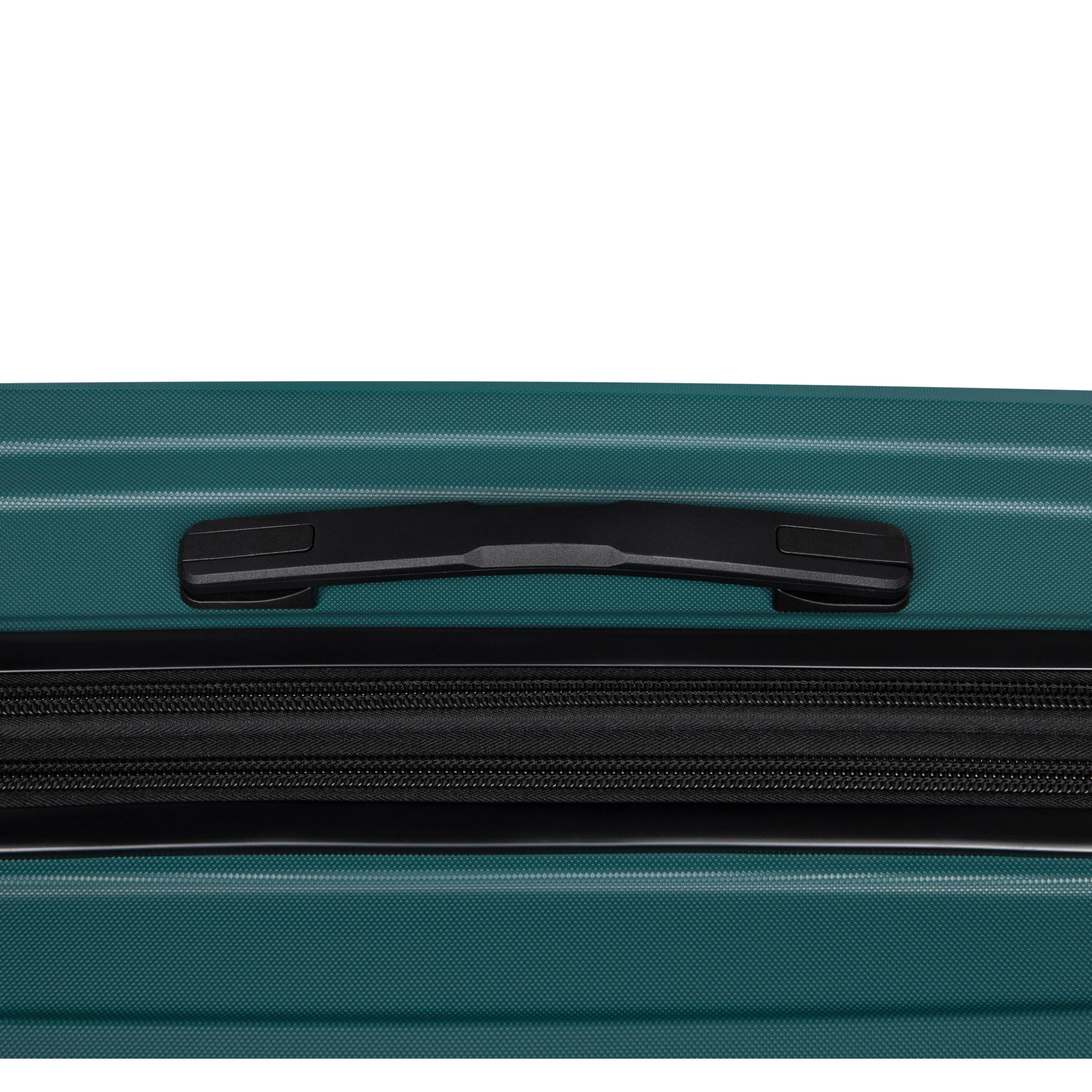 Sensational 2 Piece Hardside 8 Wheel Expandable Spinner Set (Mediterranean Green) - Image 8
