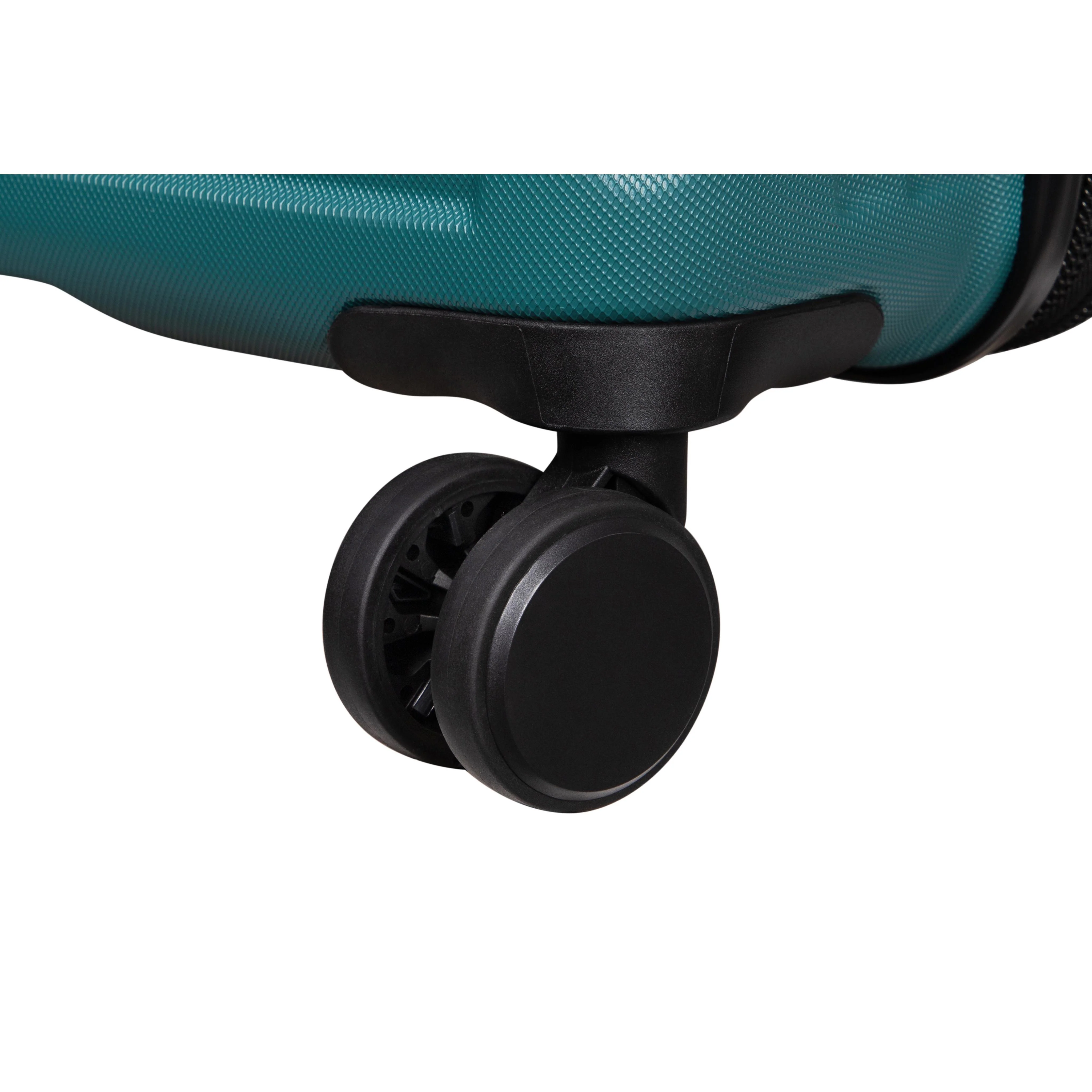 Sensational 2 Piece Hardside 8 Wheel Expandable Spinner Set (Mediterranean Green) - Image 9