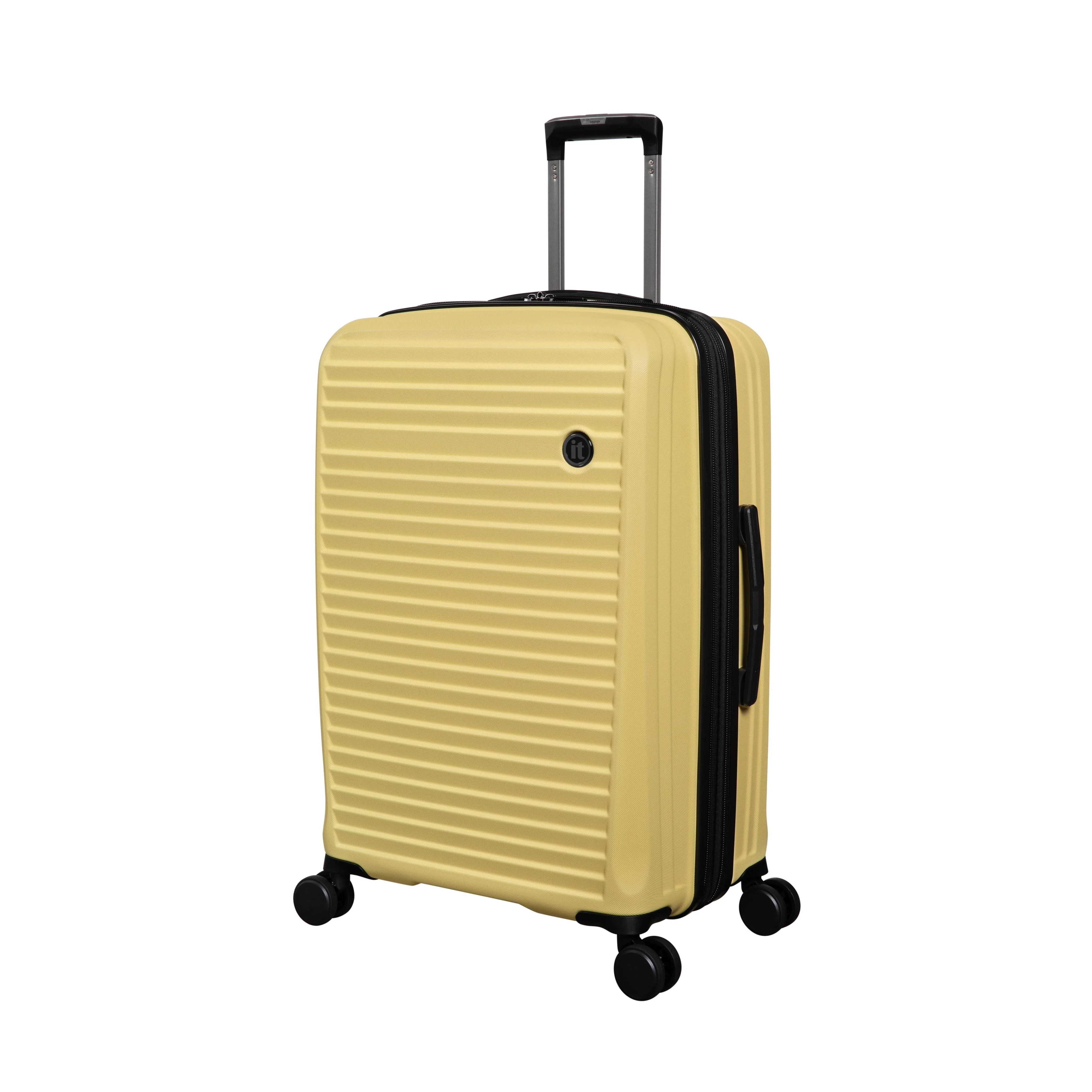 Sensational 2 Piece Hardside 8 Wheel Expandable Spinner Set (Mellow Yellow) - Image 3