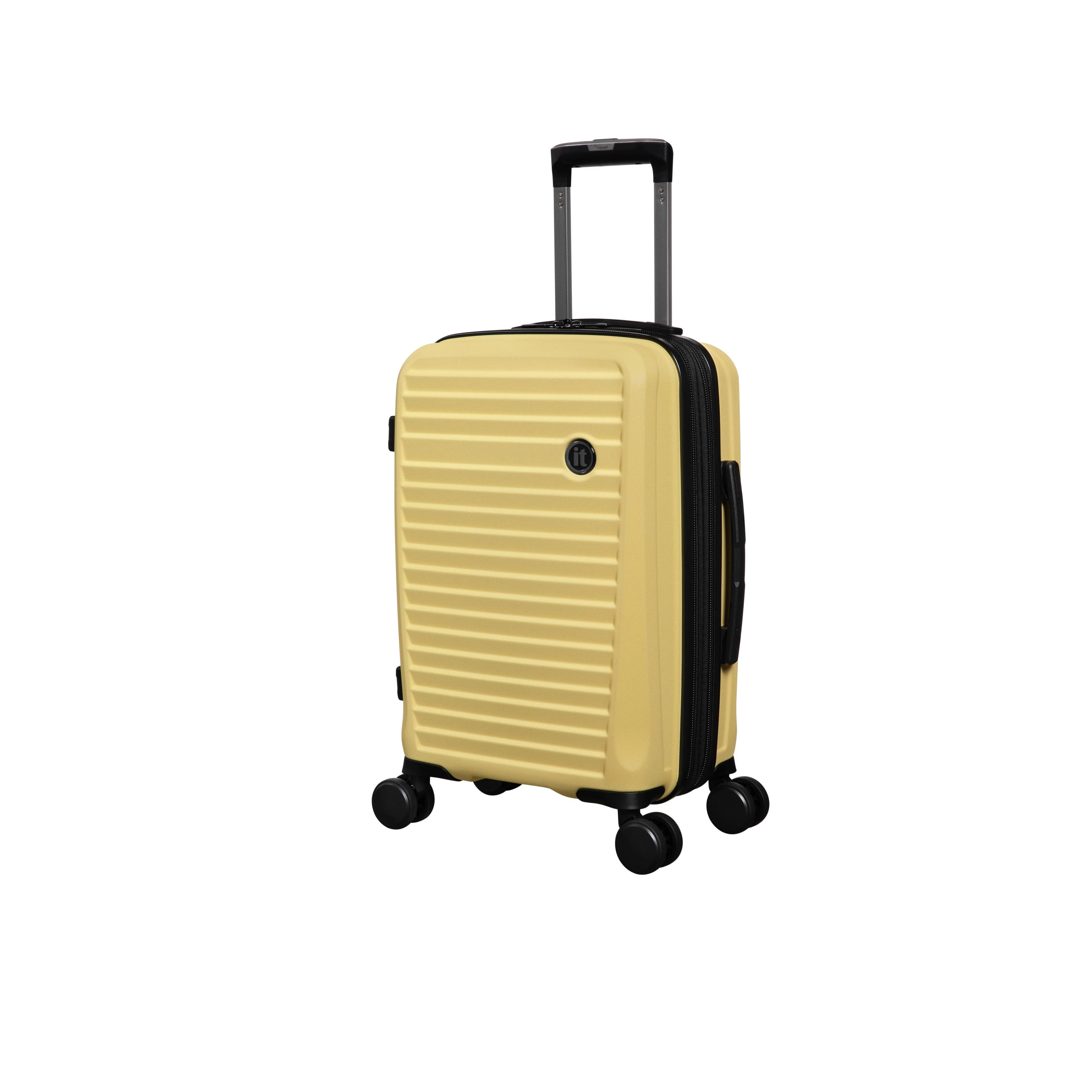 Sensational 2 Piece Hardside 8 Wheel Expandable Spinner Set (Mellow Yellow) - Image 4