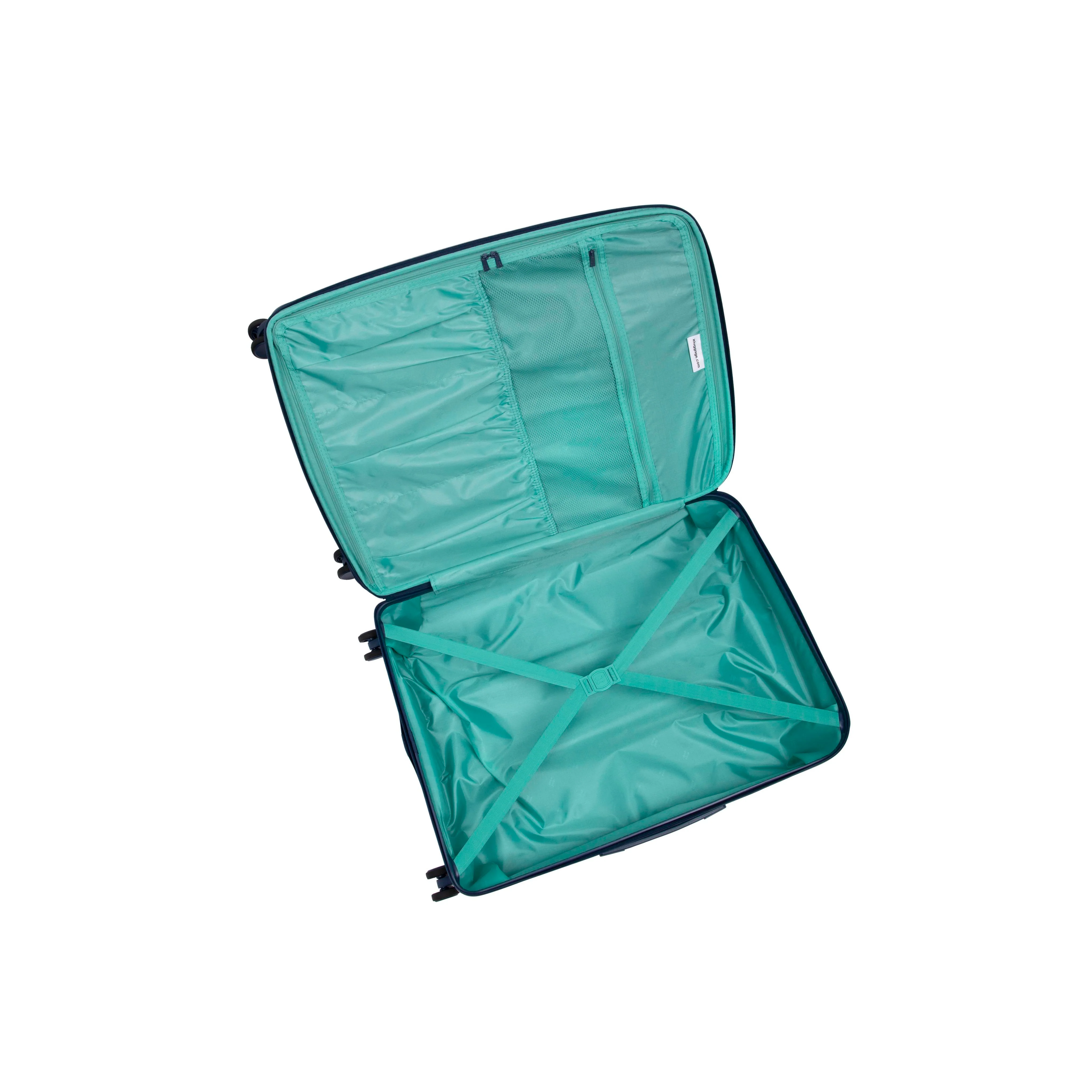 Sheen 2 Piece Hardside 8 Wheel Expandable Spinner Set (Amalfi Blue) - Image 5