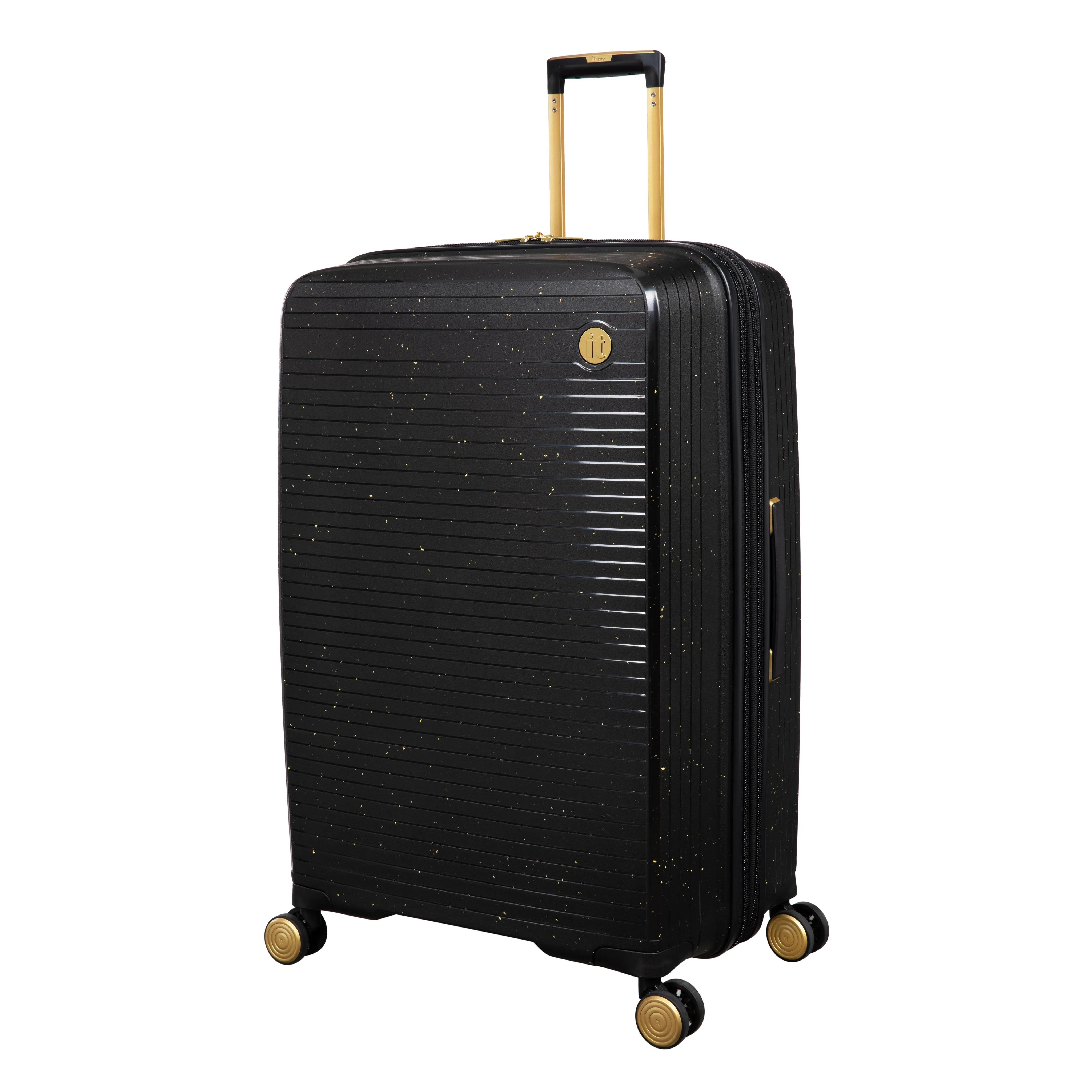 Spontaneous 3 Piece Hardside 8 Wheel Expandable Spinner Set (Black / Gold - Limited Edition) - Image 2