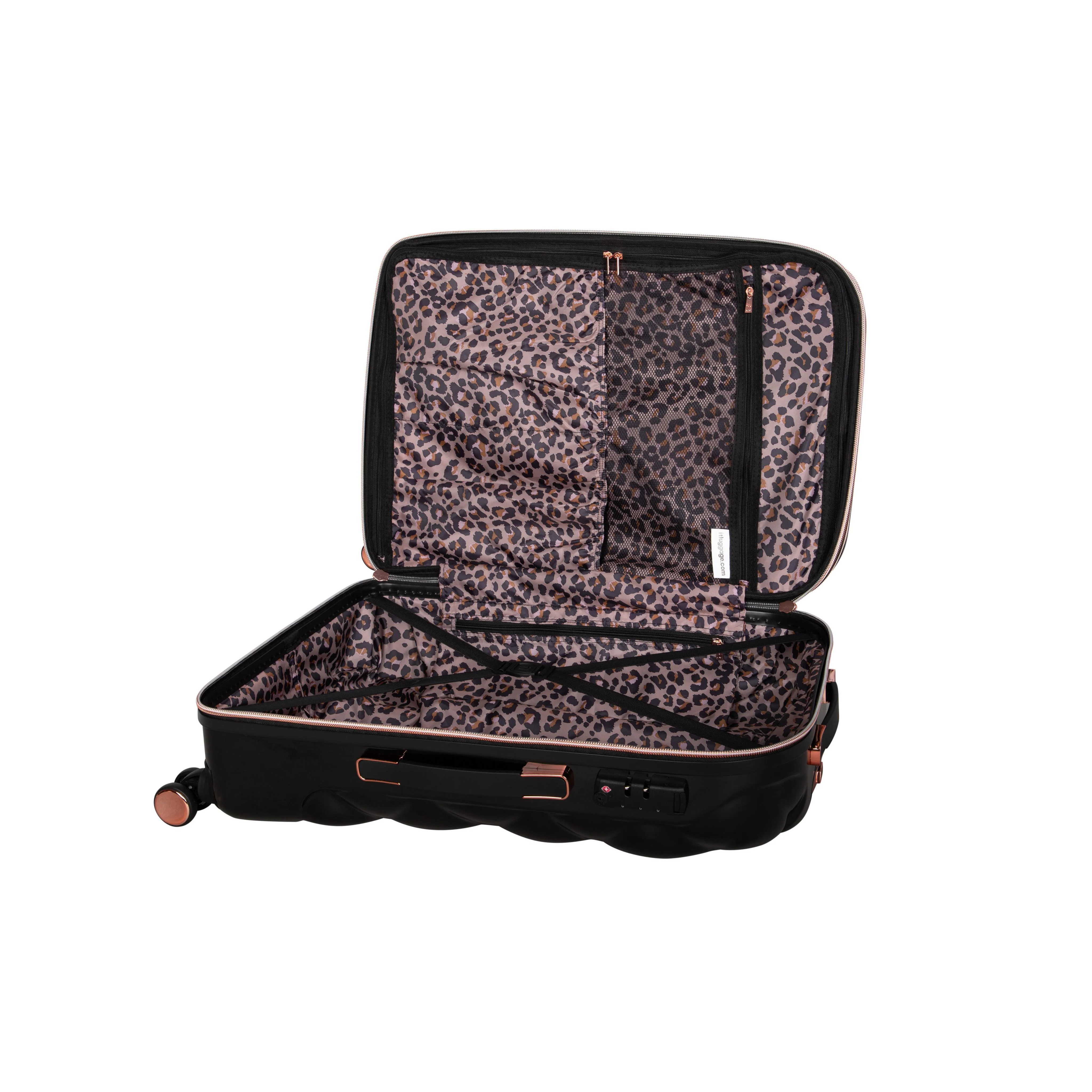 CLOSEOUT - St. Tropez Trois 31" Hardside 8 Wheel Expandable Spinner Luggage (Black) - Image 5