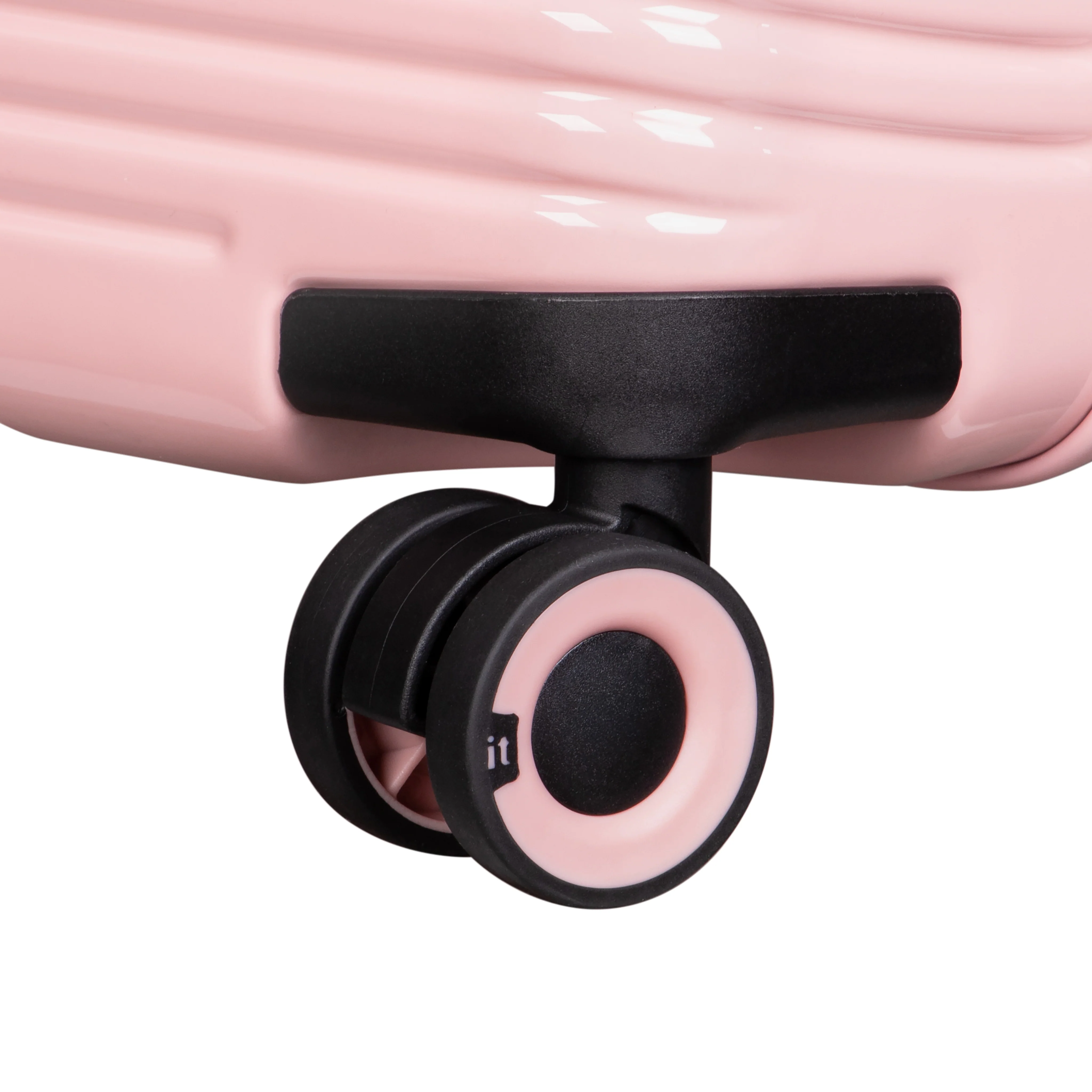Traversed 28" Hardside Checked 8 Wheel Expandable Spinner (Metallic Rose Gold) - Image 11